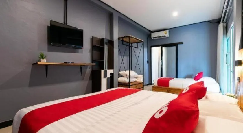 Bed in OYO 75305 T Park Pak Chong