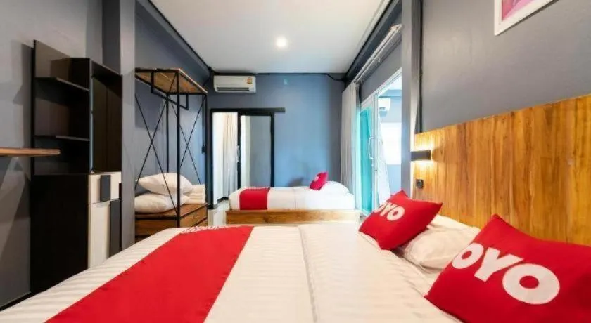 Bed in OYO 75305 T Park Pak Chong