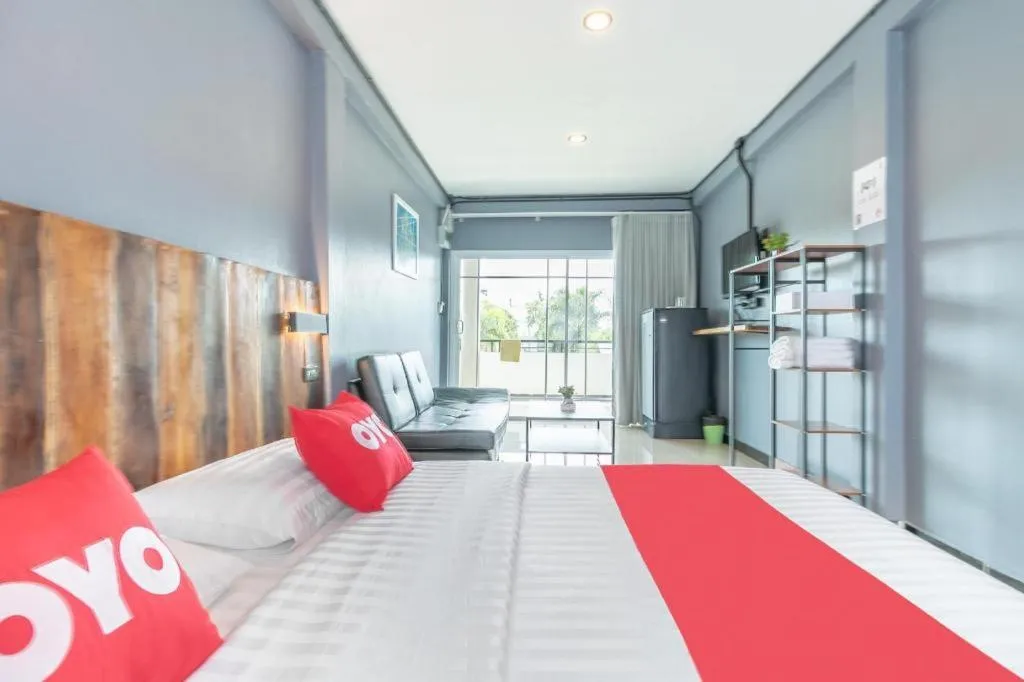 Bed in OYO 75305 T Park Pak Chong