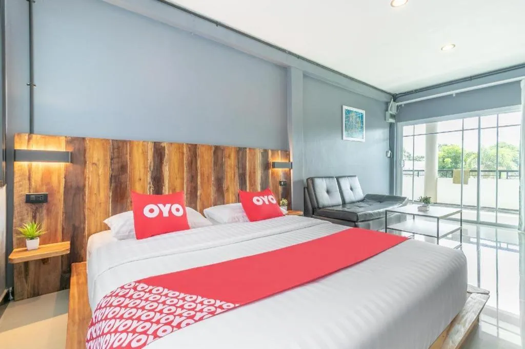 Bed in OYO 75305 T Park Pak Chong