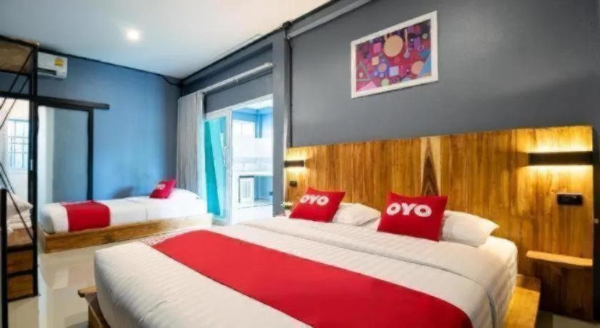 Bed in OYO 75305 T Park Pak Chong