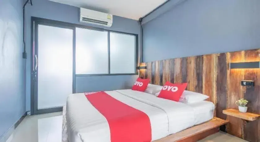 Bed in OYO 75305 T Park Pak Chong Bed in OYO 75305 T Park Pak Chong