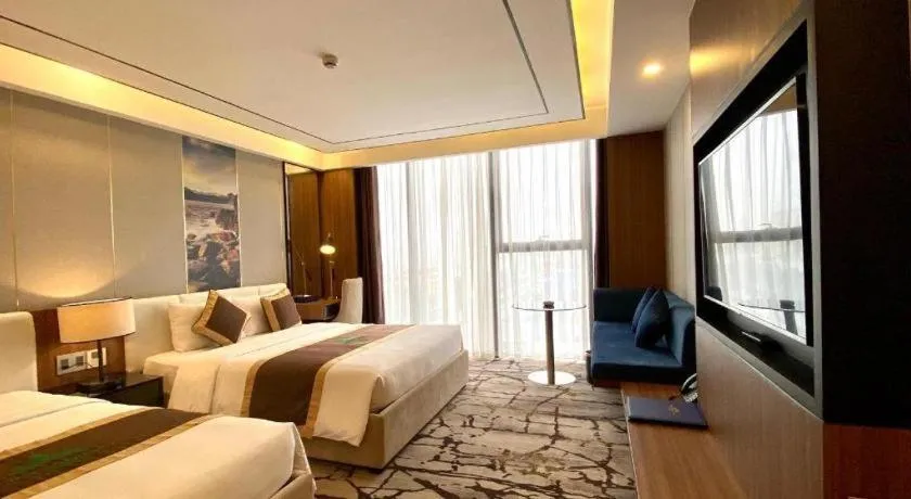 Bed in Khach san Toan Thang Stone