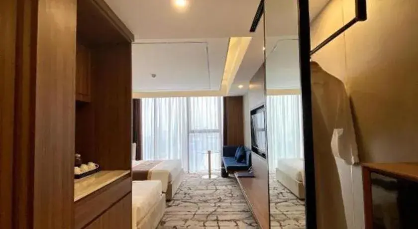 Bed in Khach san Toan Thang Stone Bed in Khach san Toan Thang Stone