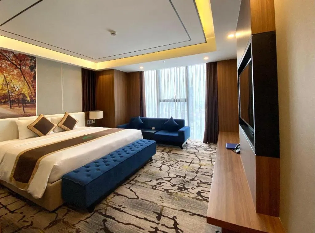 Bed in Khach san Toan Thang Stone