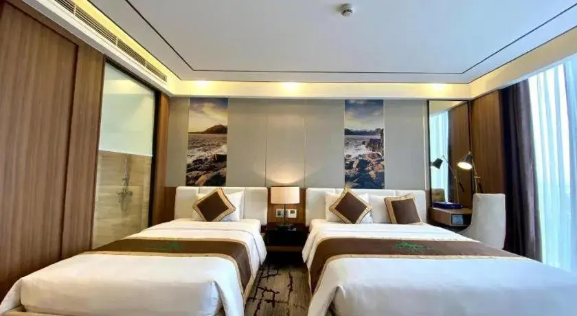 Bed in Khach san Toan Thang Stone Bed in Khach san Toan Thang Stone