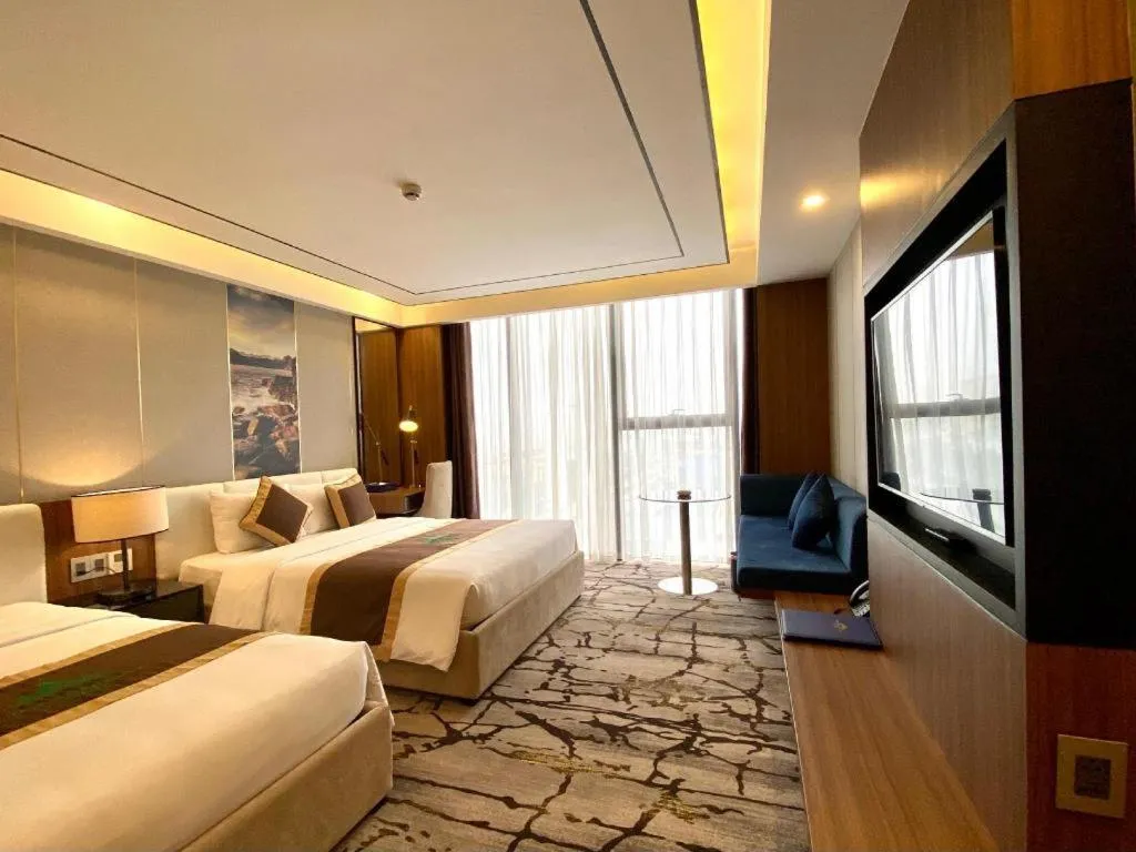 Bed in Khach san Toan Thang Stone