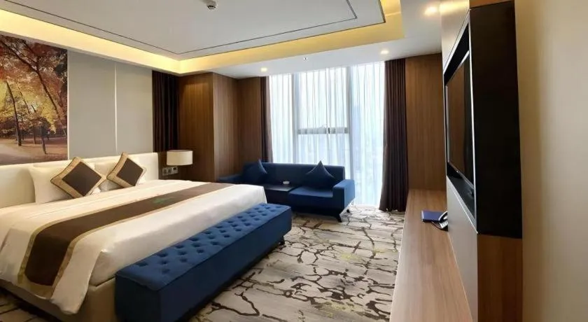 Bed in Khach san Toan Thang Stone