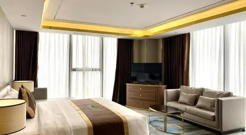 Bed in Khach san Toan Thang Stone Bed in Khach san Toan Thang Stone