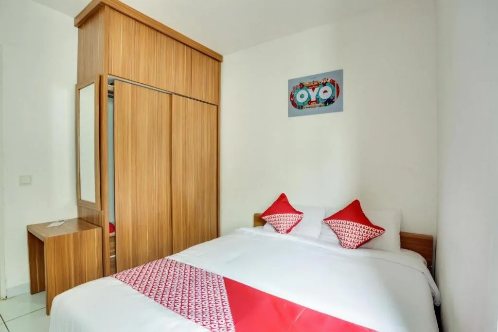 Bed in OYO 3247 Afira Rooms Aeropolis