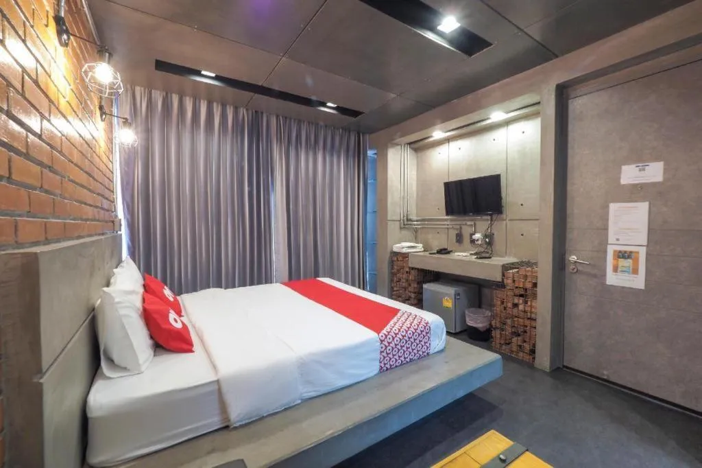 Bed in OYO 75368 Demadre Resort