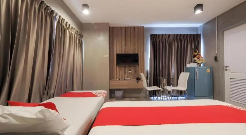 Bed in OYO 75368 Demadre Resort