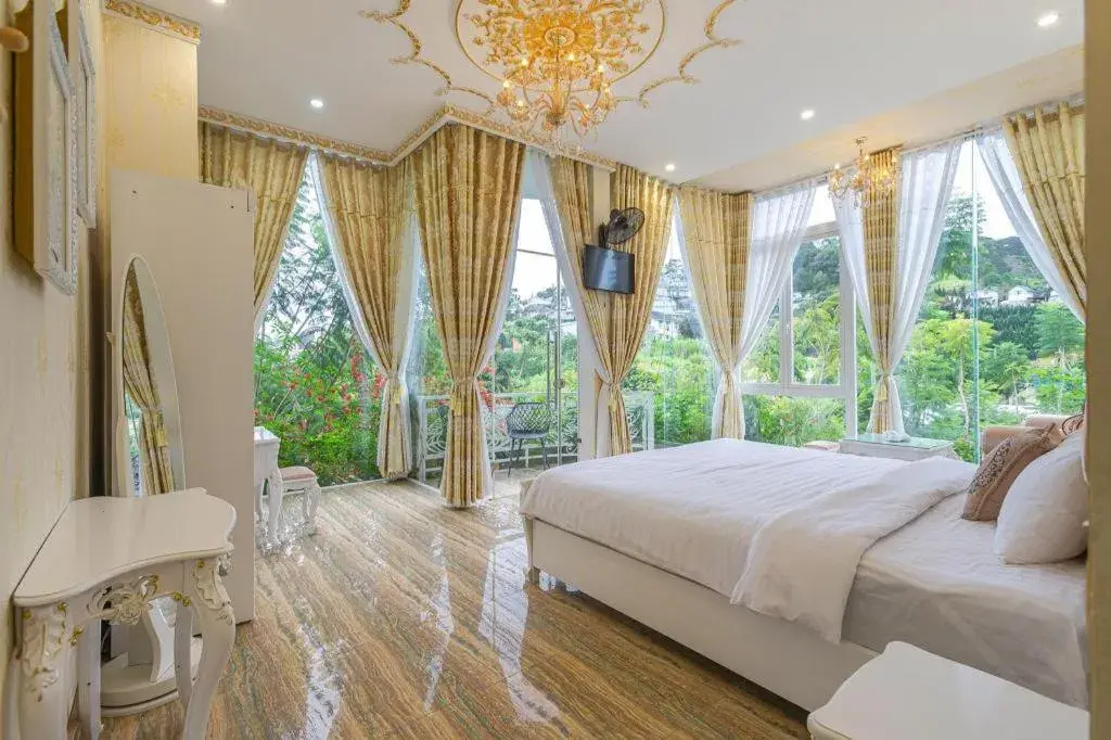 Bed in Dream Flower Hotel Bed in Dream Flower Hotel