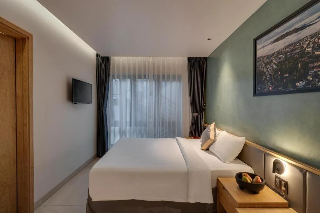 Bed in HẢI AN HOTEL