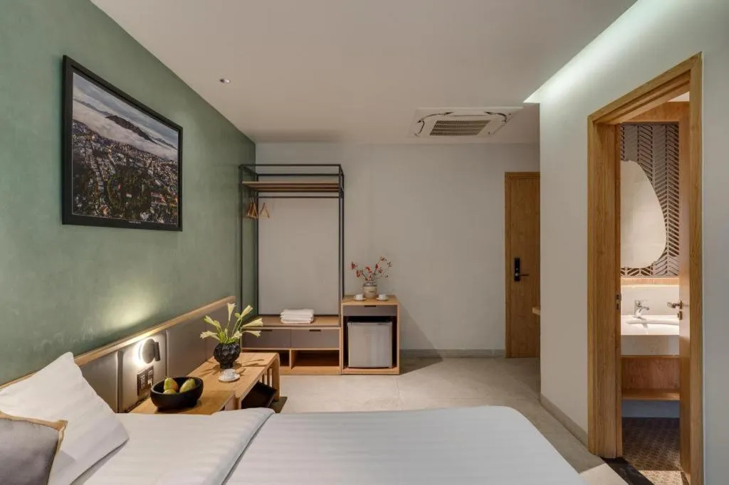 Bed in HẢI AN HOTEL