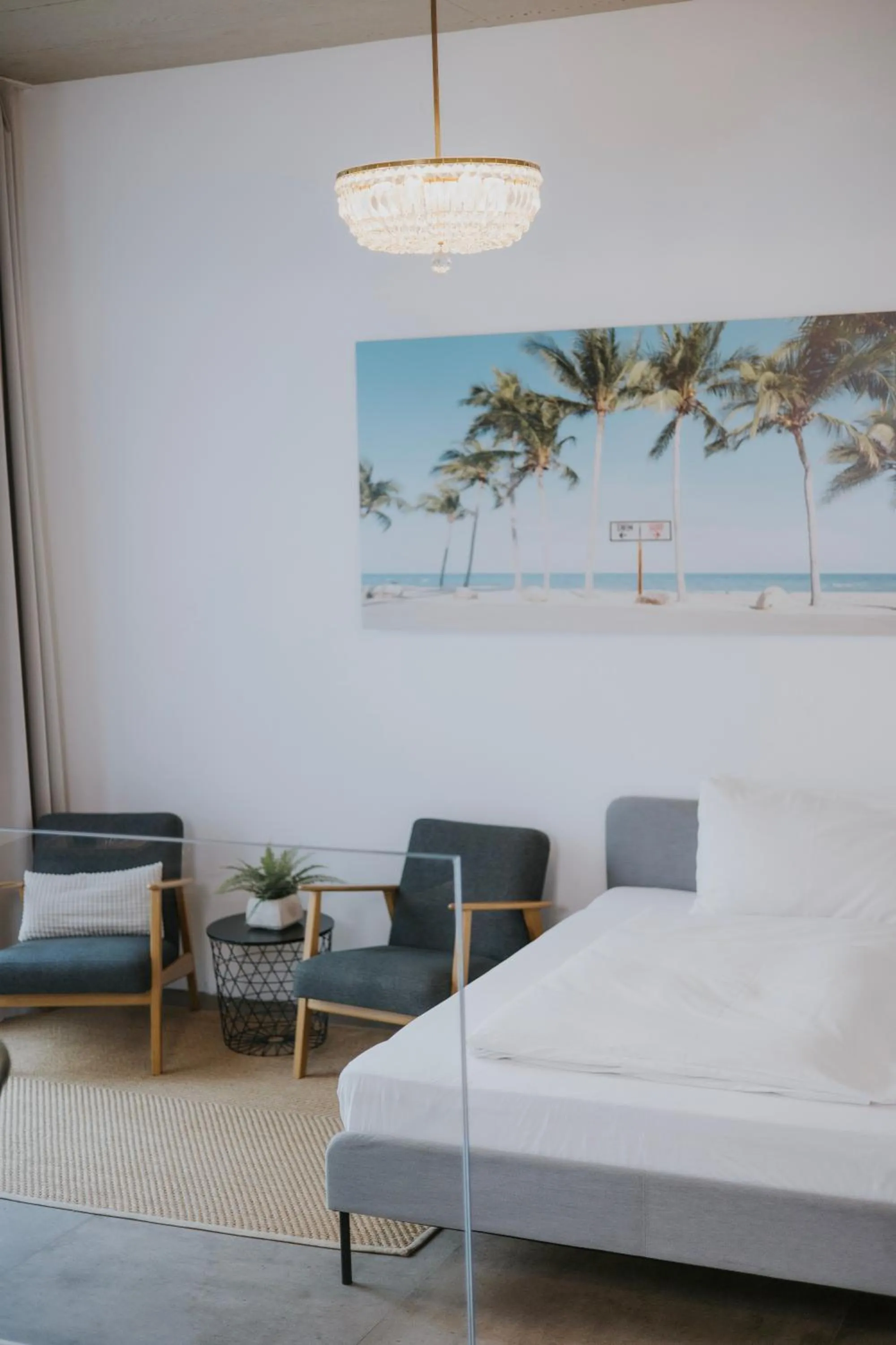 Bed in Happy Stay Rentals