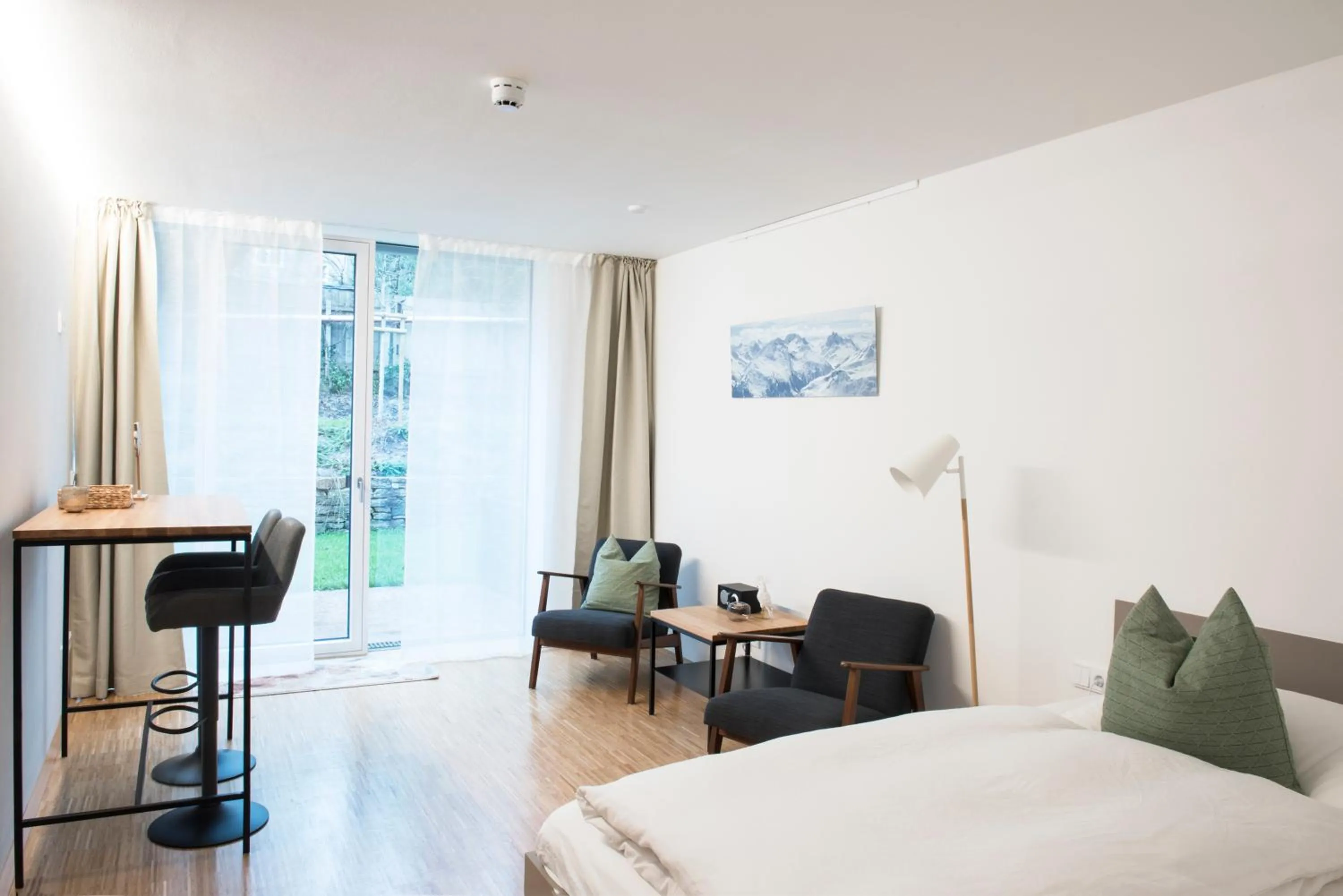 Bed in Happy Stay Rentals