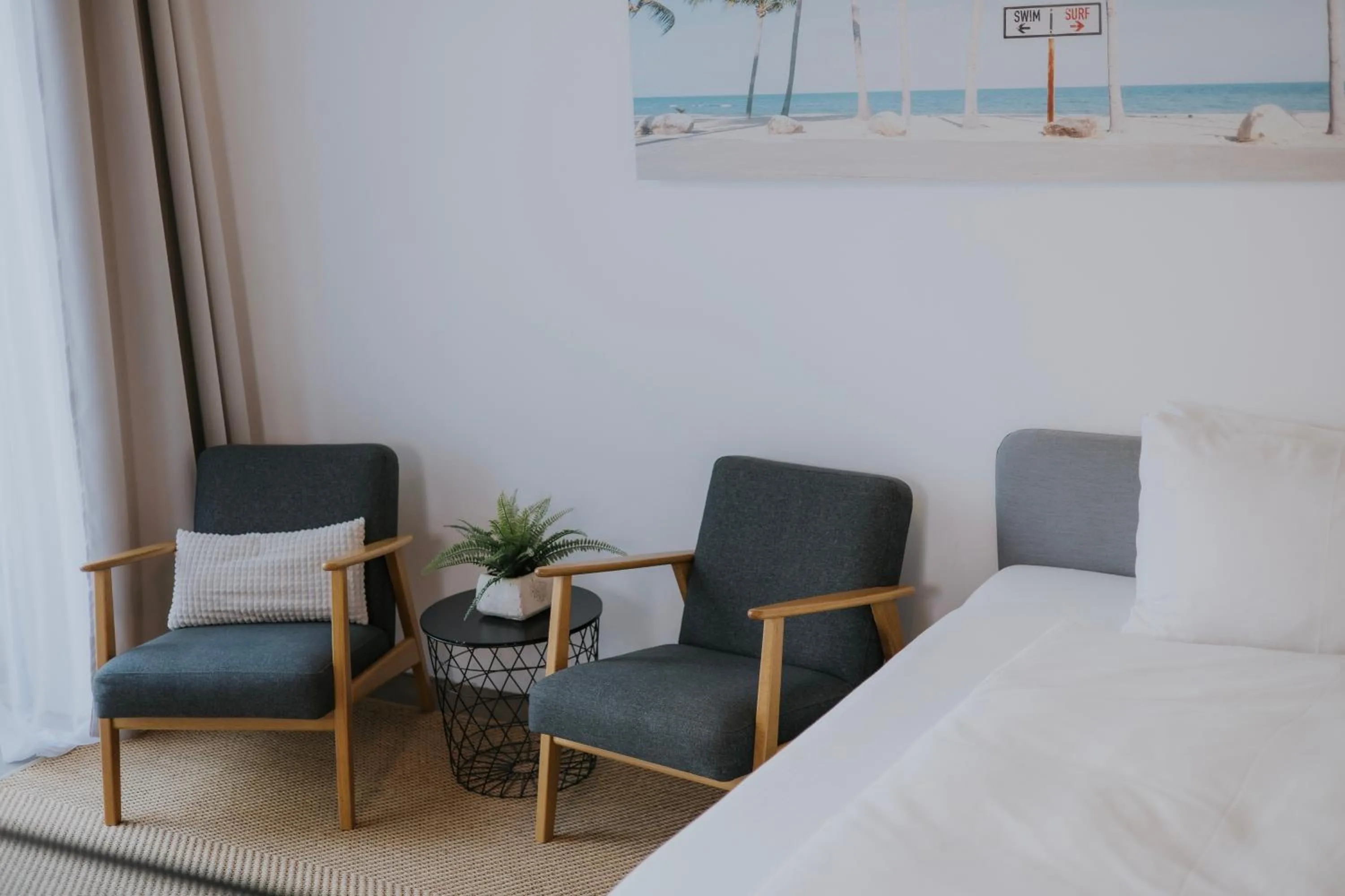 Bed in Happy Stay Rentals