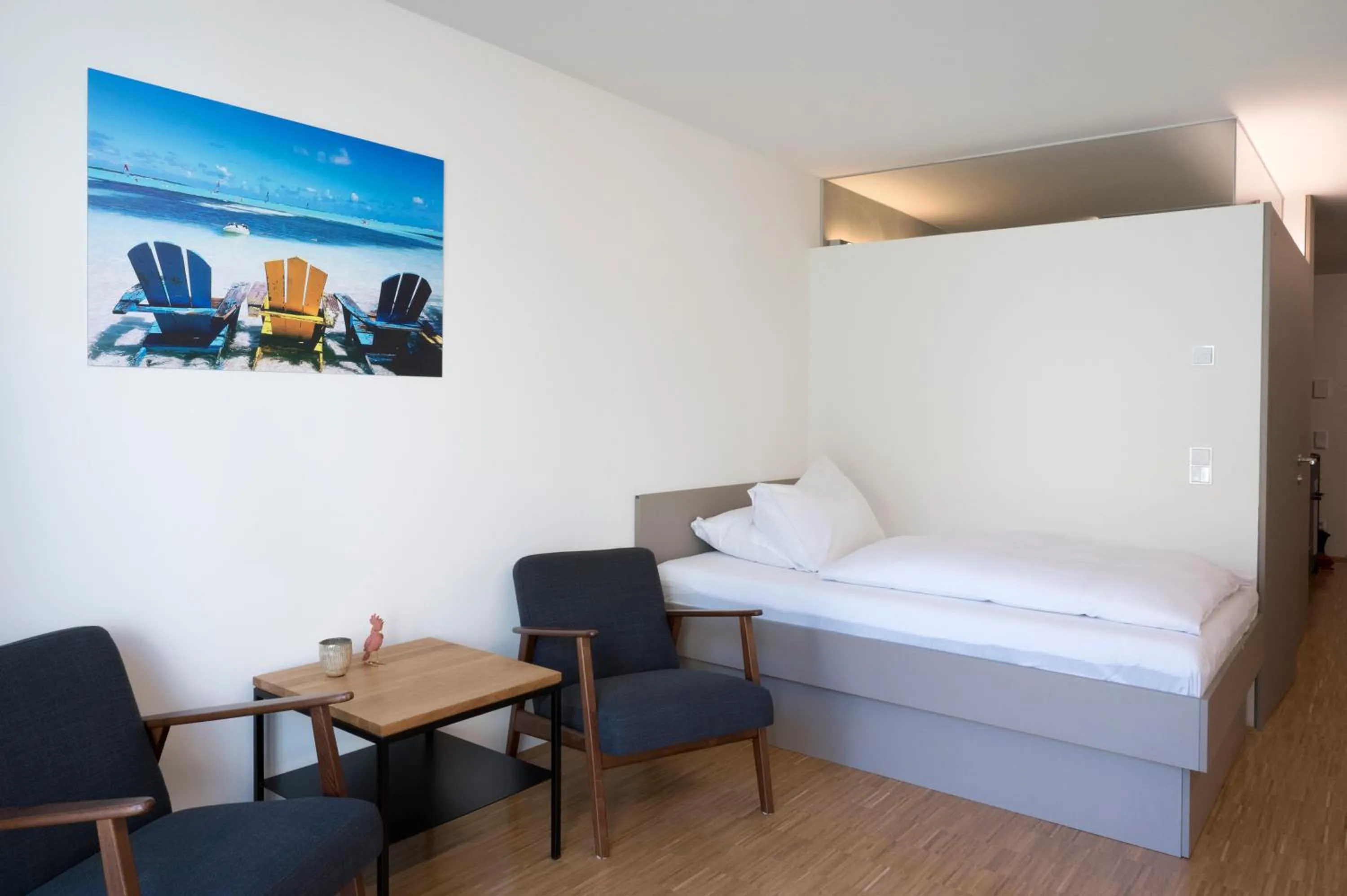 Bed in Happy Stay Rentals