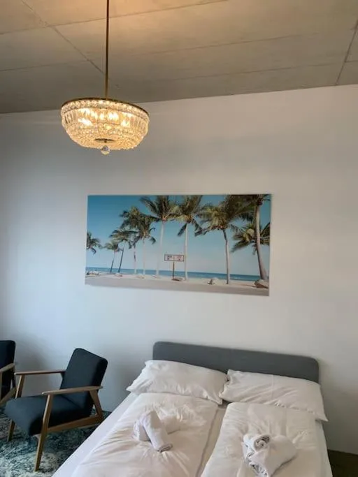 Bed in Happy Stay Rentals