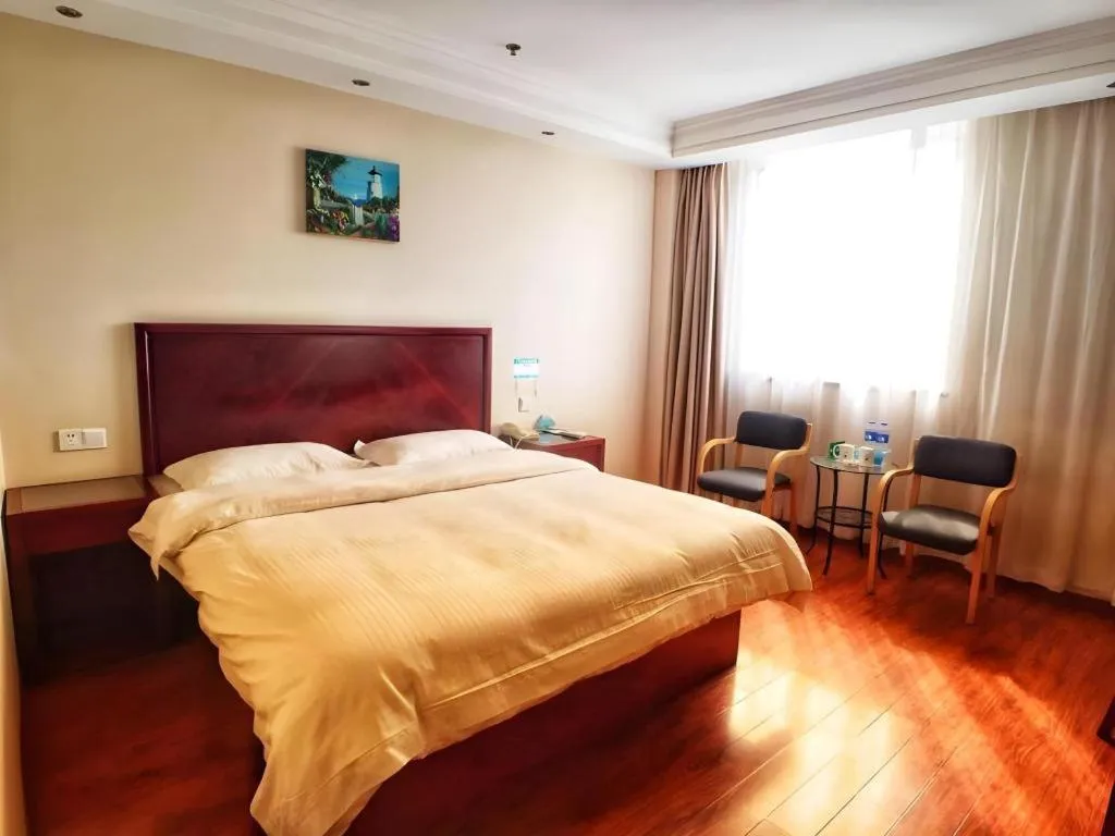 Bed in GreenTree Inn Chuzhou Dingyuan County People's Square General Hospital Business Hotel