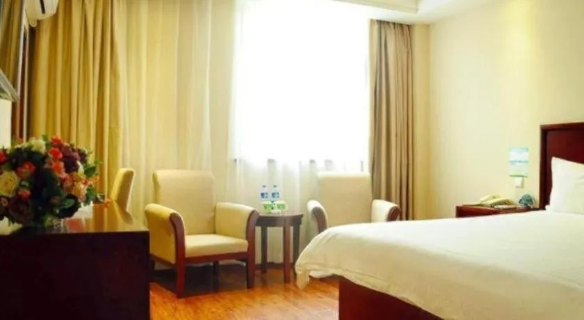 Bed in GreenTree Inn Chuzhou Dingyuan County People's Square General Hospital Business Hotel