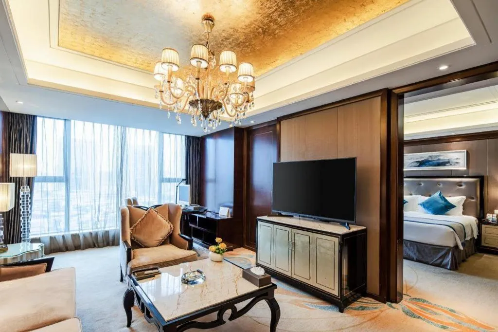 Bed in Chengdu Rising Butterfly Hotel