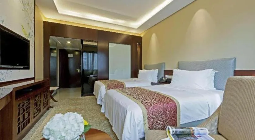 Bed in Meiyuan Hotel Hangzhou