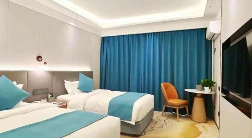 Bed in Meiyuan Hotel Hangzhou