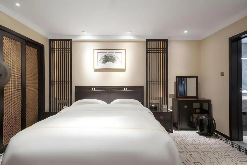 Bed in Bell Tower Hotel