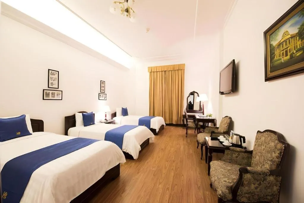 Bed in Hoa Binh Hotel