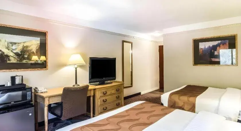 Bed in Quality Inn Bed in Quality Inn