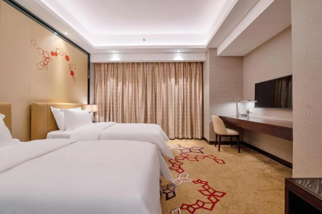 Bed in Cinese Hotel Dongguan