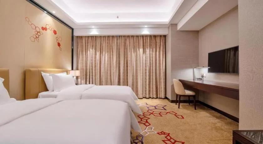 Bed in Cinese Hotel Dongguan