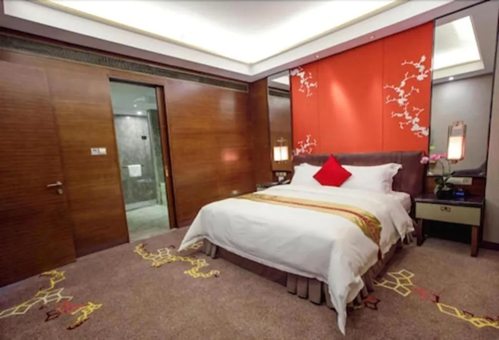 Bed in Cinese Hotel Dongguan