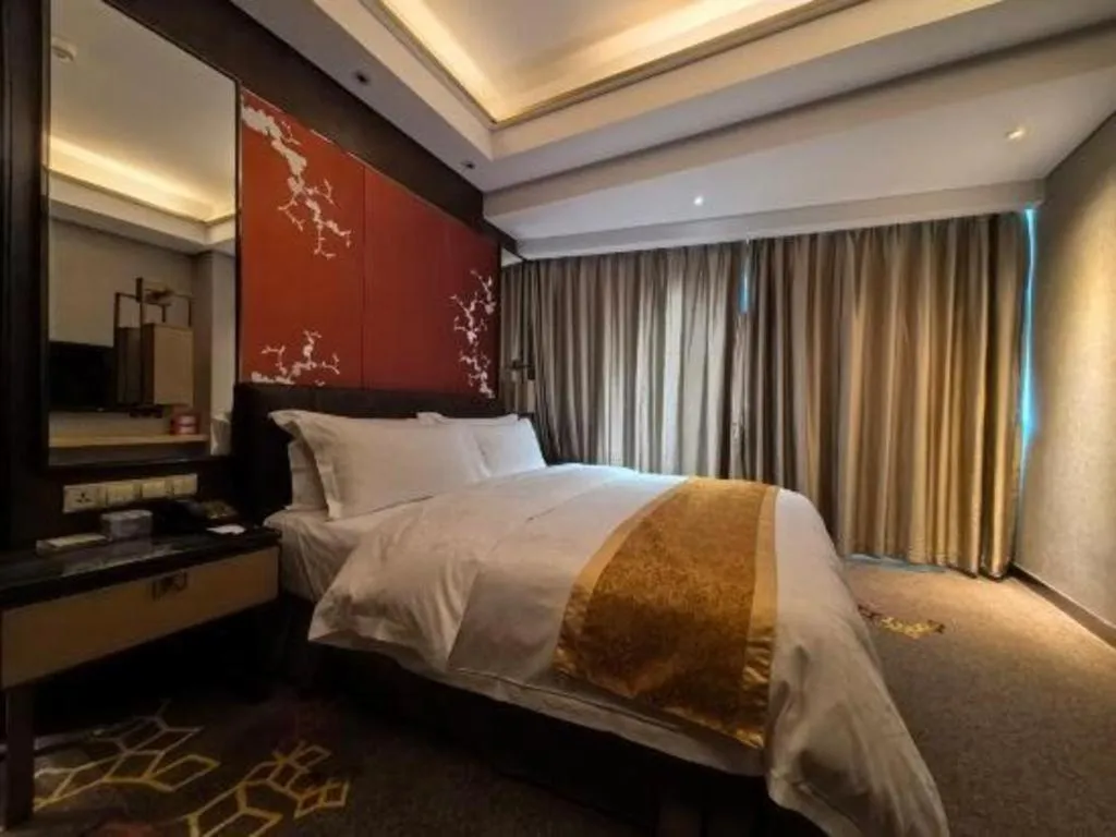 Bed in Cinese Hotel Dongguan