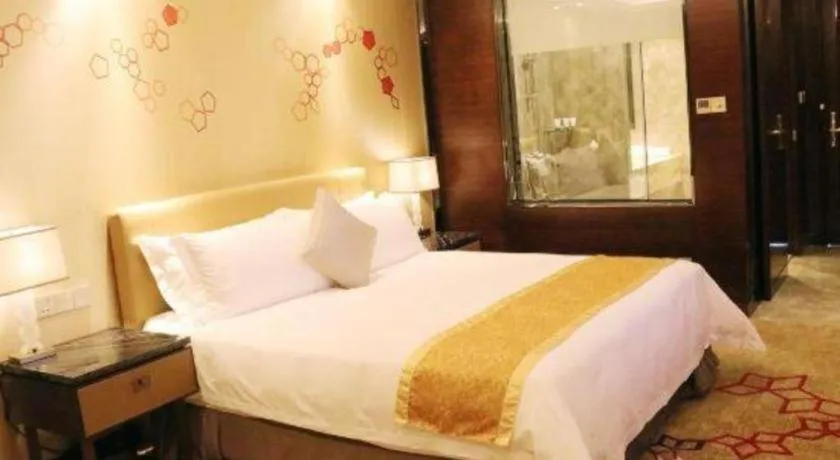 Bed in Cinese Hotel Dongguan