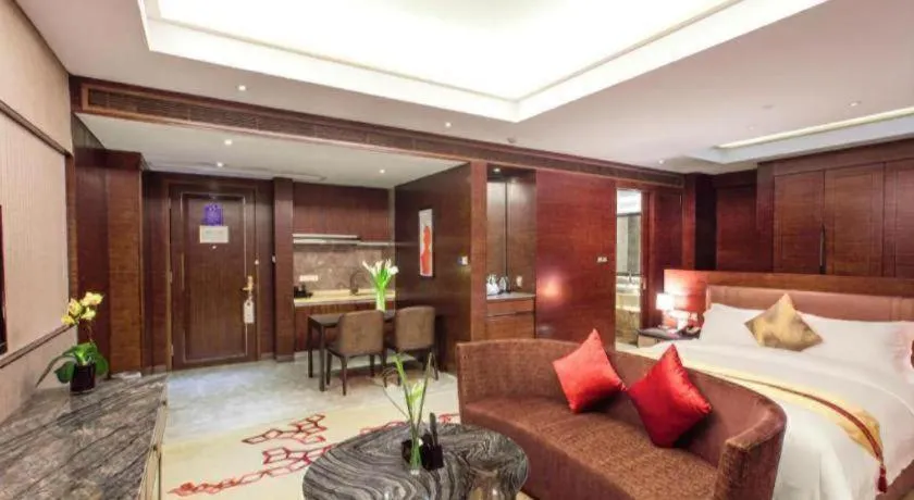 Bed in Cinese Hotel Dongguan