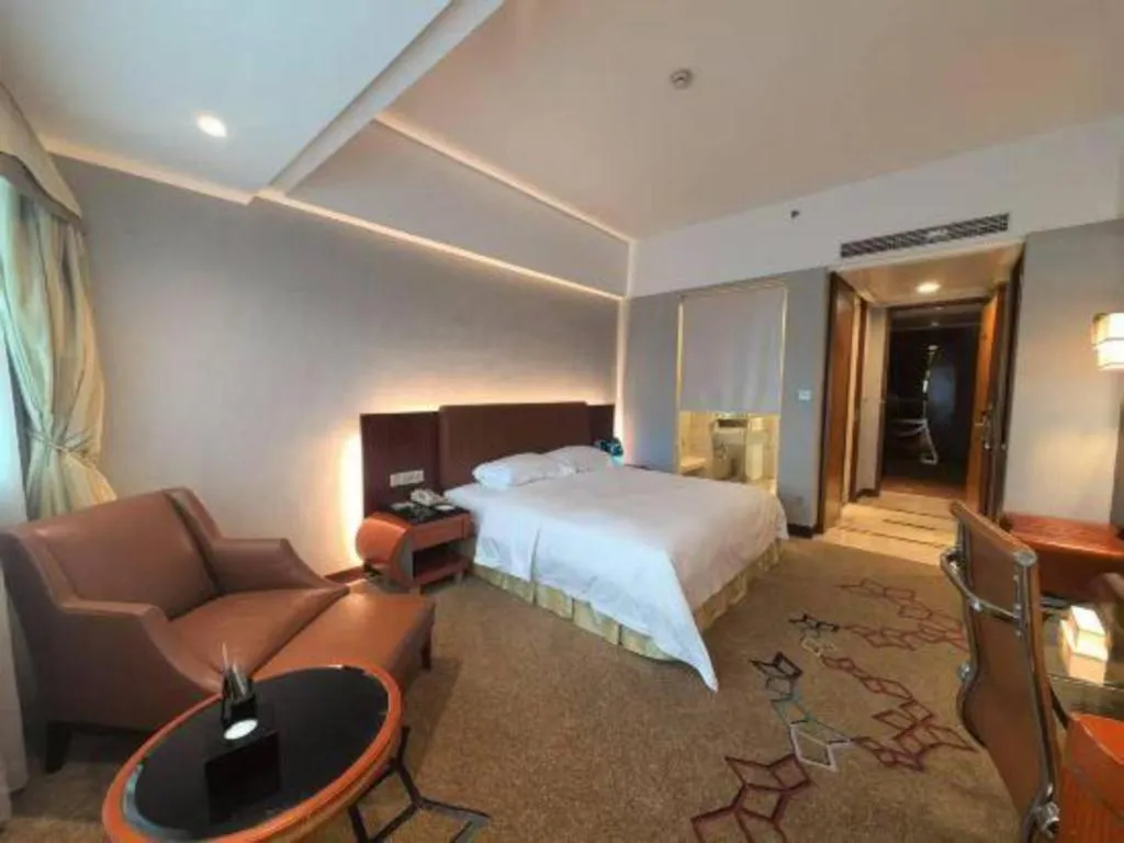Bed in Cinese Hotel Dongguan