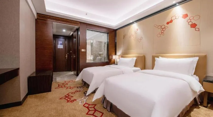 Bed in Cinese Hotel Dongguan