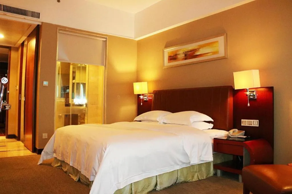 Bed in Cinese Hotel Dongguan