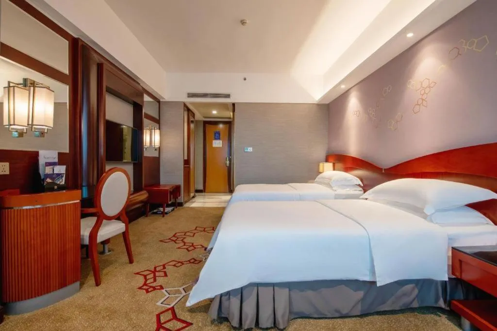Bed in Cinese Hotel Dongguan