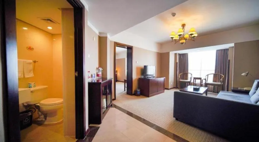 Bed in Dong Fang Hotel