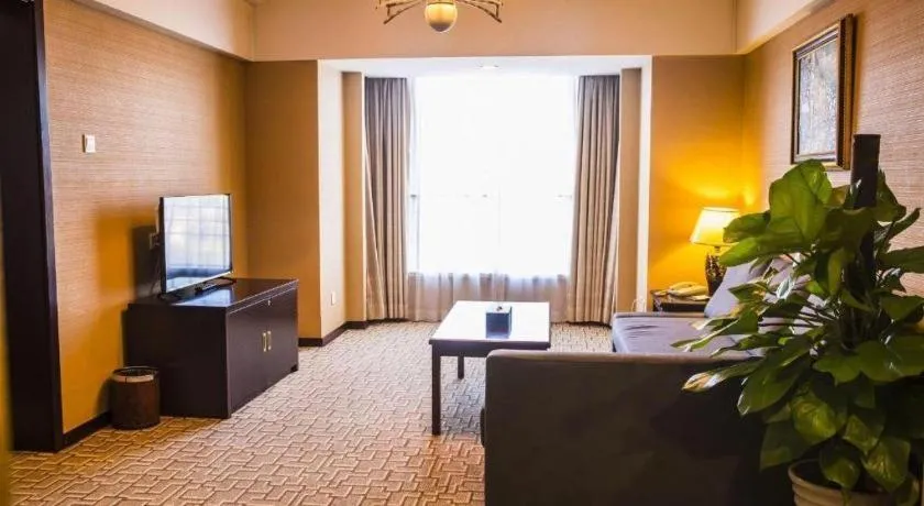 Bed in Dong Fang Hotel