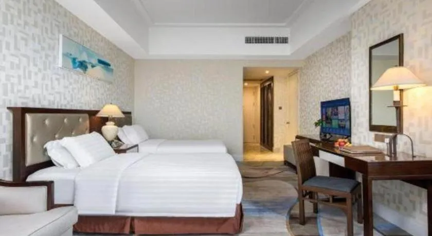 Bed in Hainan Junhua Haiyi Hotel