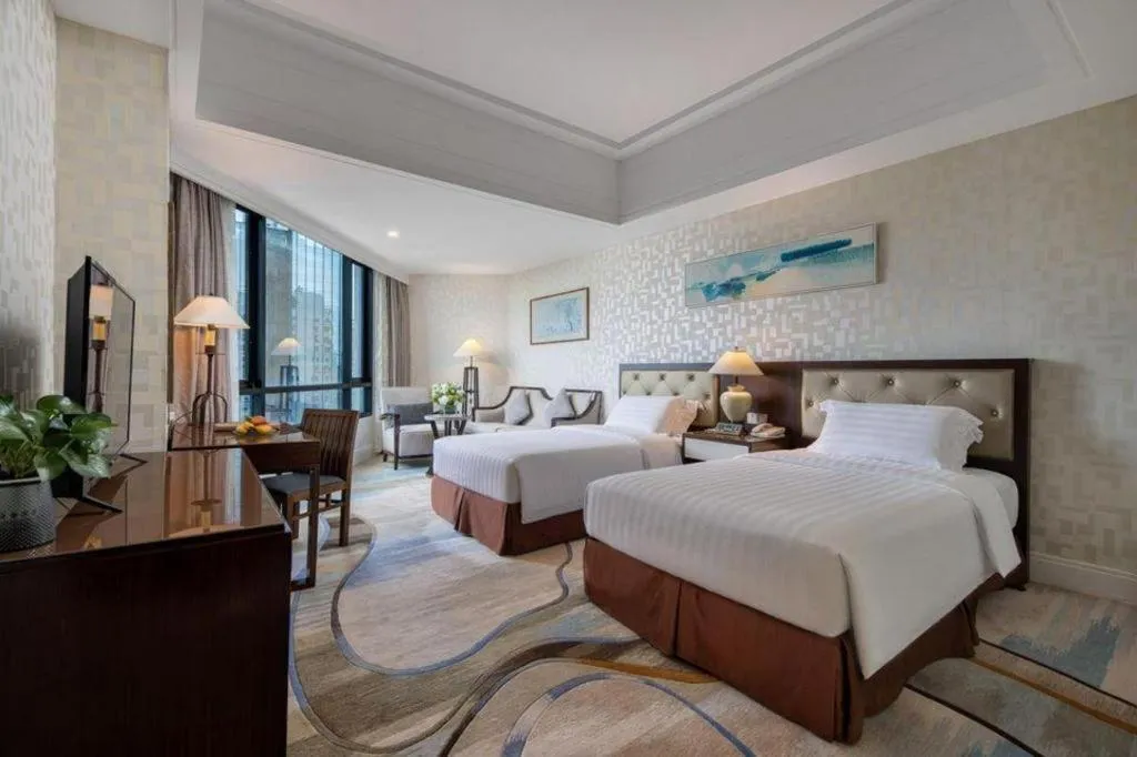 Bed in Hainan Junhua Haiyi Hotel