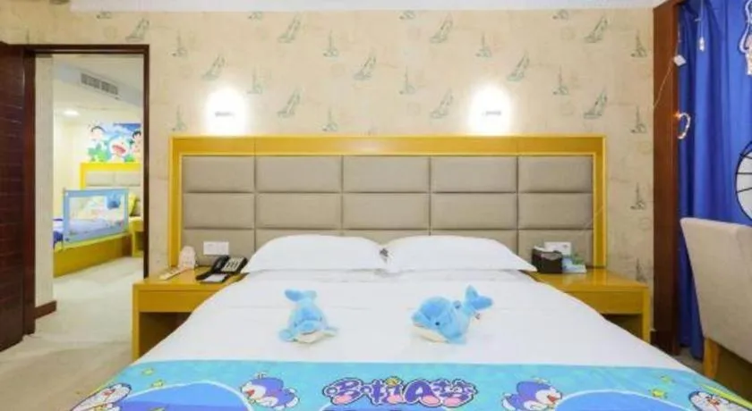 Bed in Xiamen Plaza Hotel