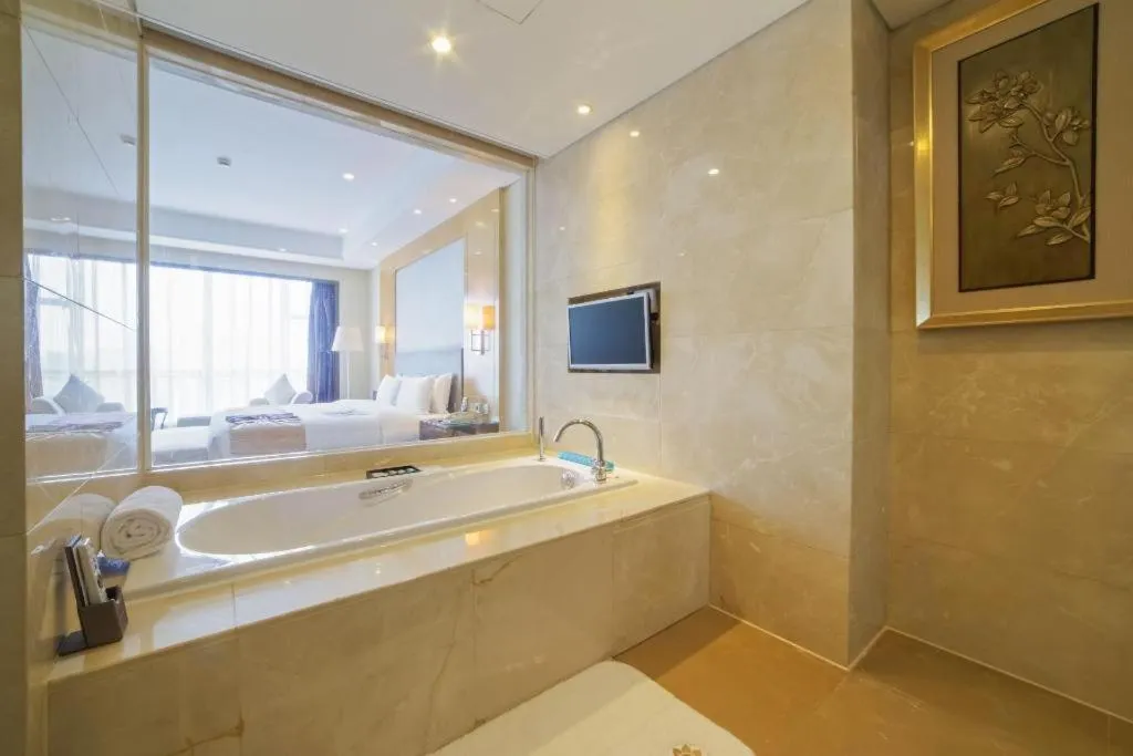 Bed in Fliport Garden Hotel Xiamen Airport