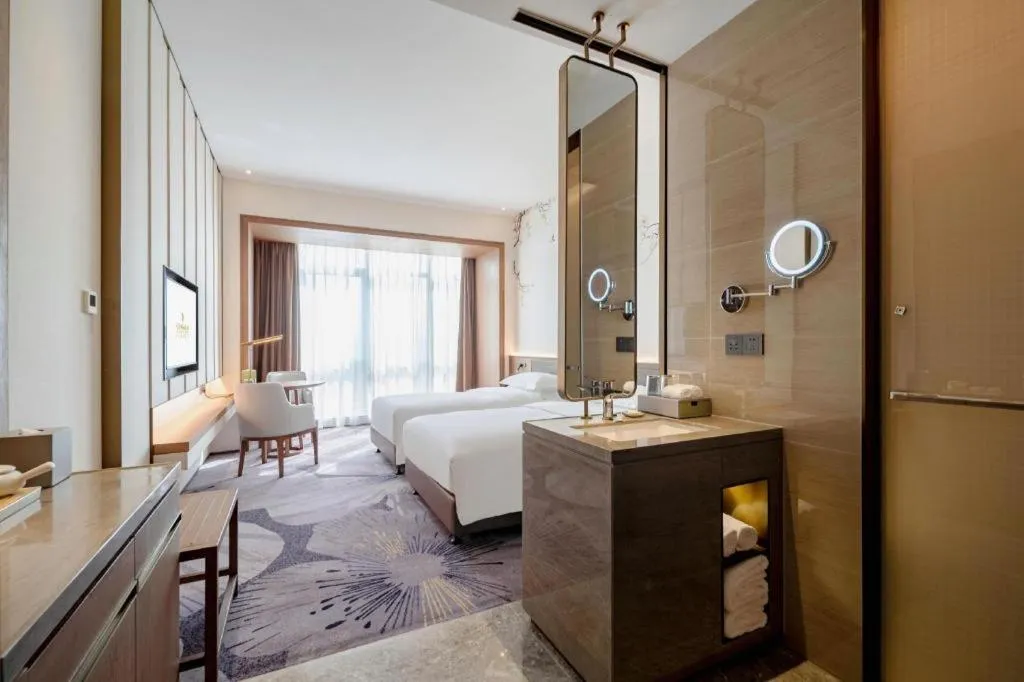 Bed in Fliport Garden Hotel Xiamen Airport