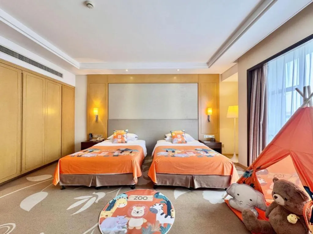Bed in Fliport Garden Hotel Xiamen Airport